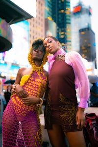 two women posing for a picture